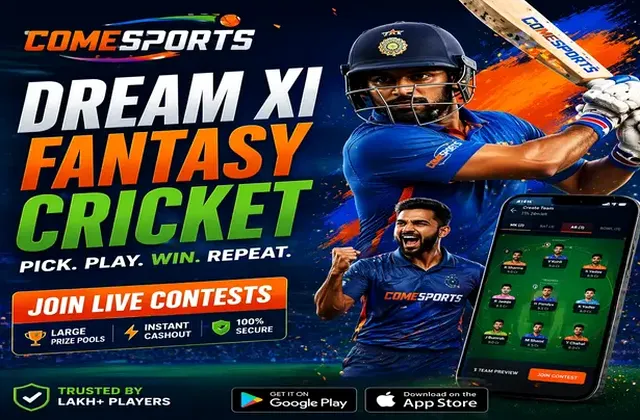 Comebetguru (come win) fantasy cricket & matchday visual 1